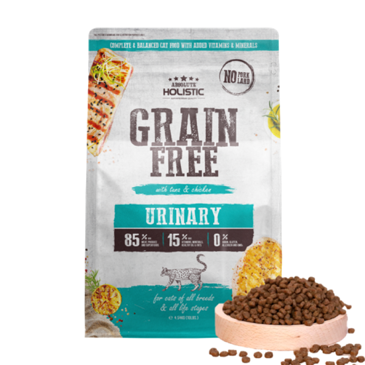 Absolute Holistic Grain Free Dry Cat Food -  Urinary (10lbs).