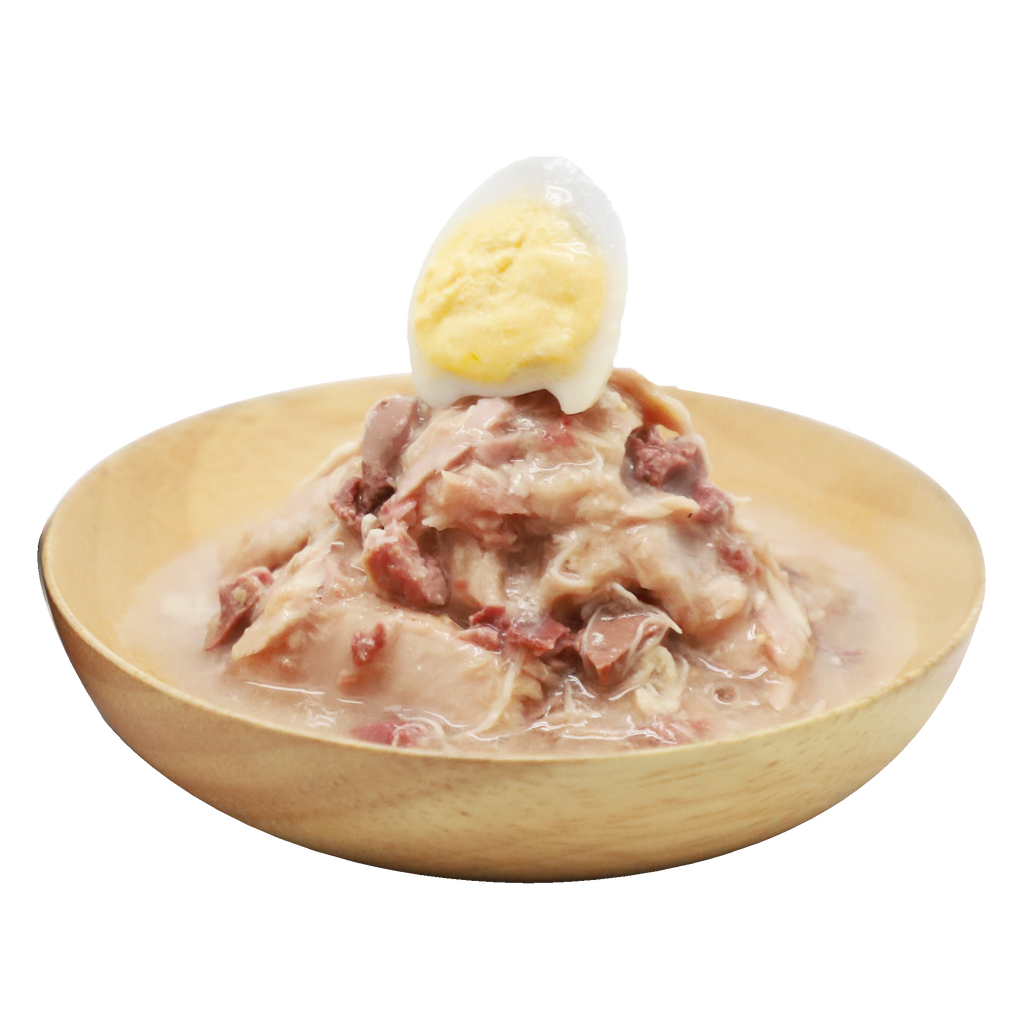 Absolute Holistic Raw Stew Canned Food for Cats & Dogs - Tuna & Quail Egg (80g).