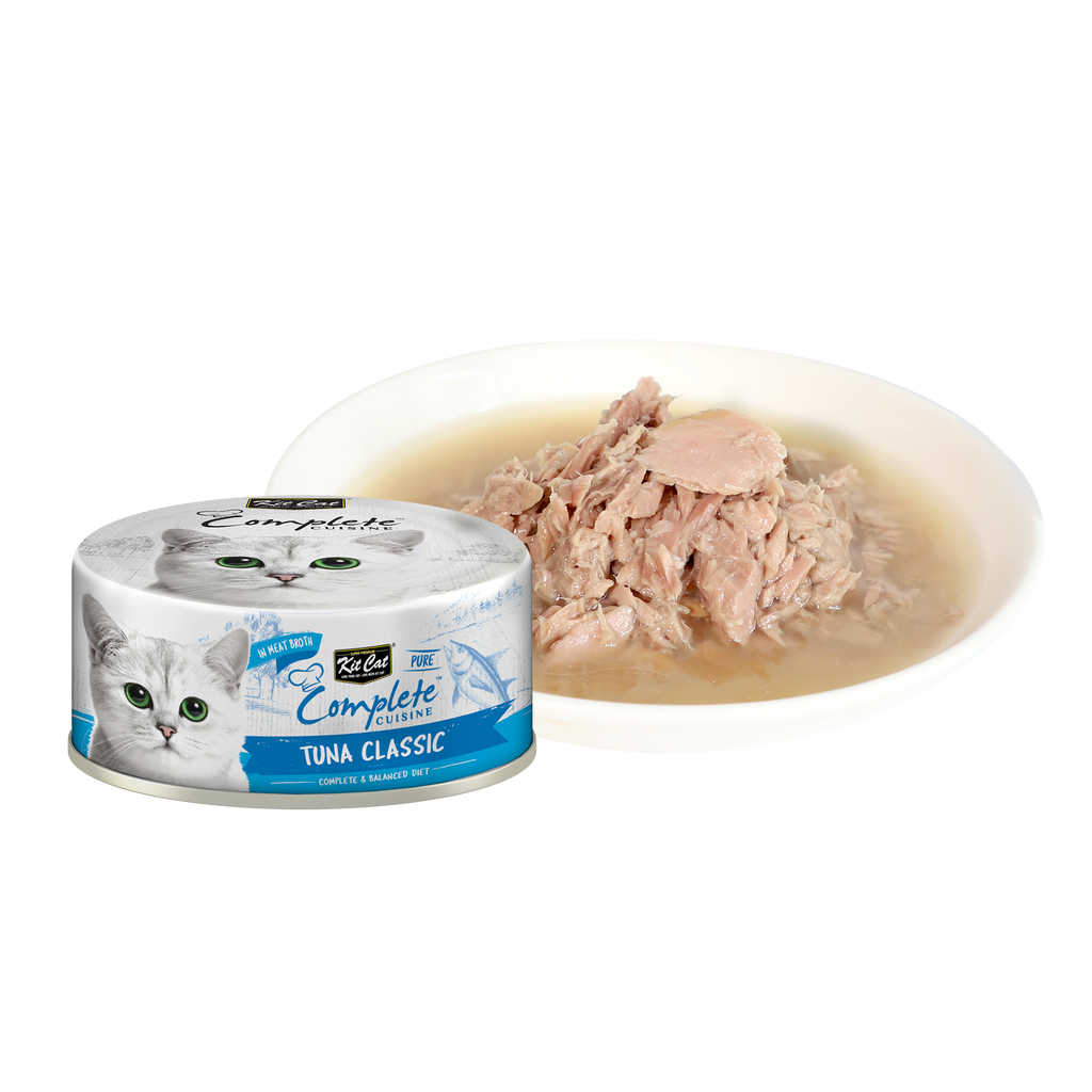 Kit Cat Complete Cuisine Pure Wet Cat Food - Tuna Classic (70g).