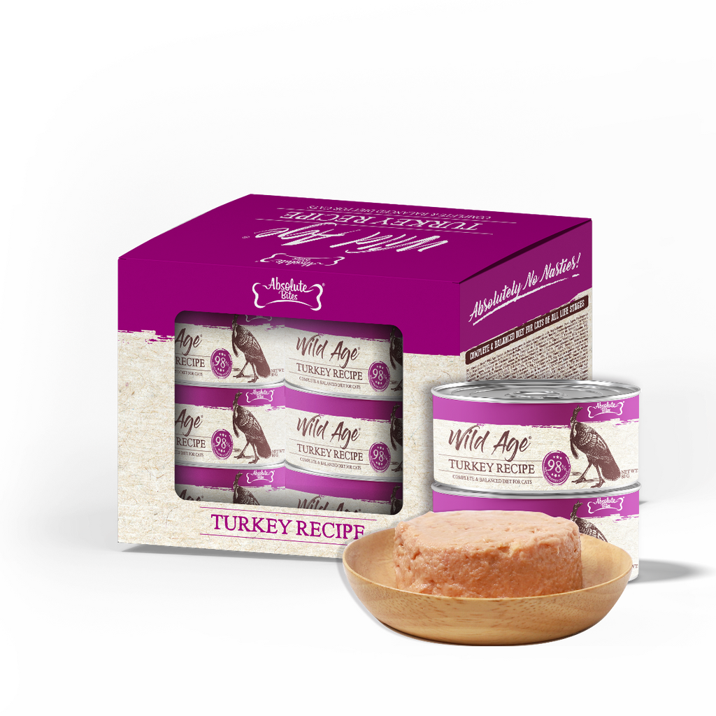 Absolute Bites Wild Age Canned Food - Turkey