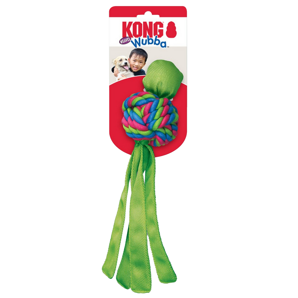 KONG Dog Toy - Wubba™ Weaves Assorted (3 Sizes).