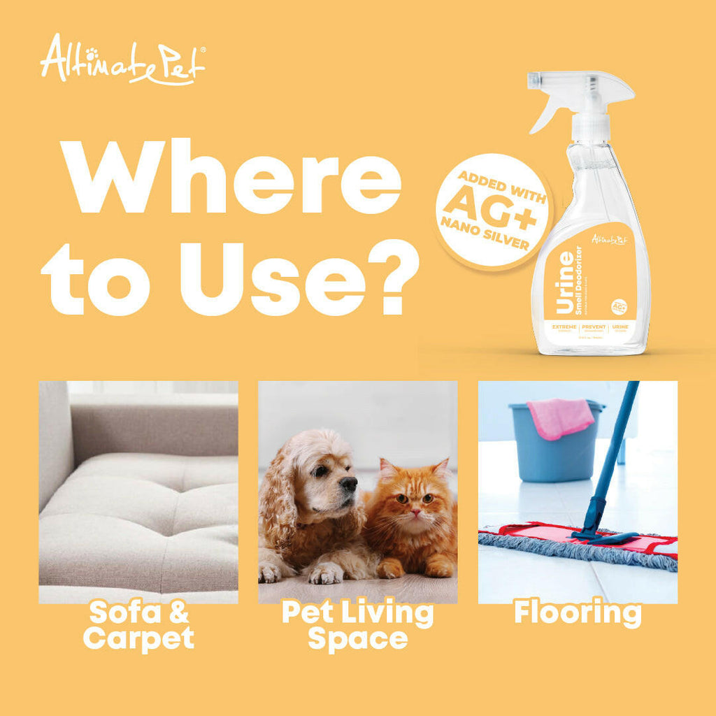[CTN of 6]Altimate Pet Urine Odor Deodorizer Spray with Nano Silver & Enzyme For Dogs & Cats 946ml.