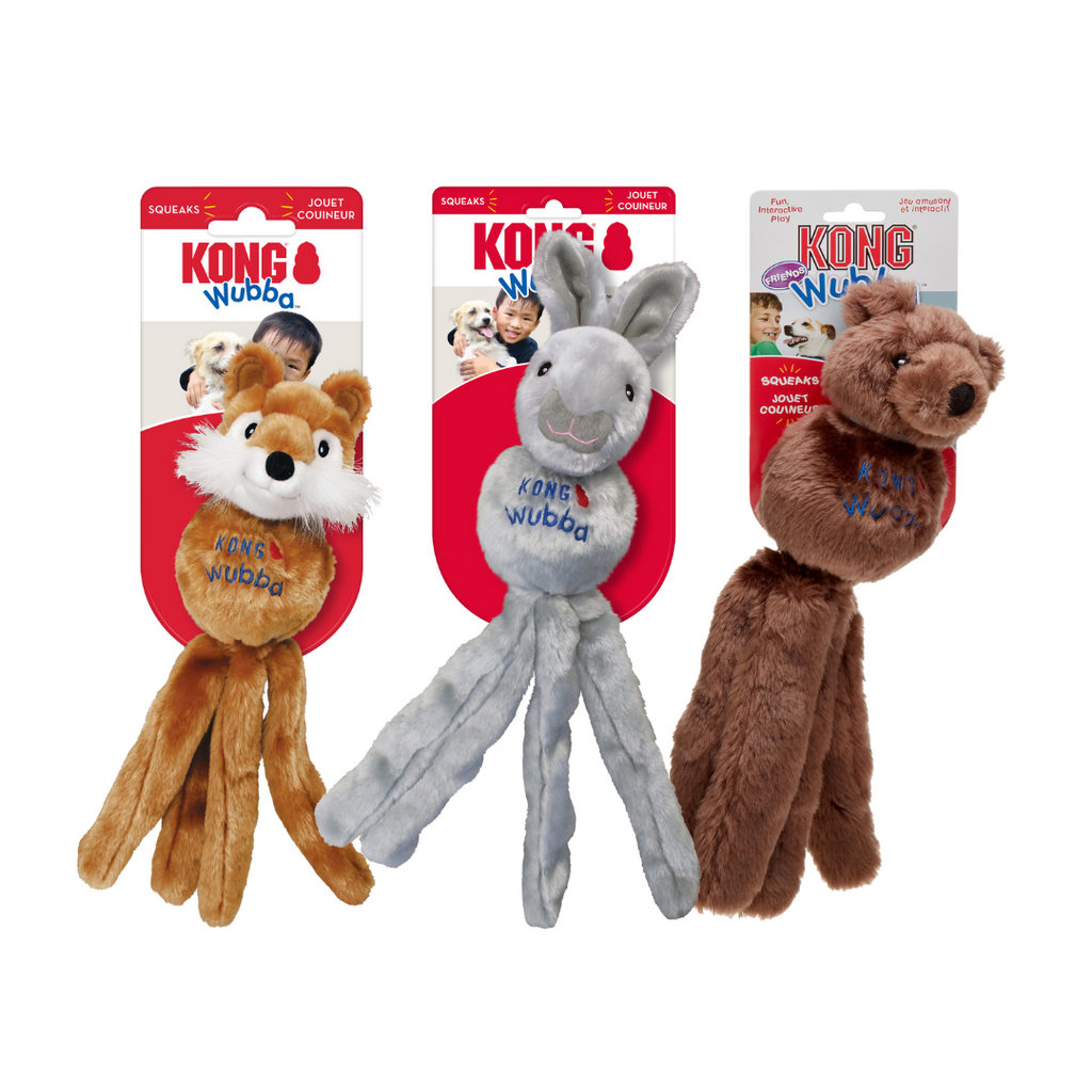 KONG Dog Toy - Wubba™ Friends Assorted (3 Sizes).