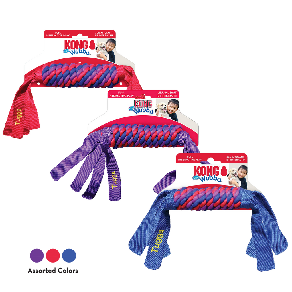 KONG Dog Toy - Tugga Wubba™ Assorted (3 Sizes).