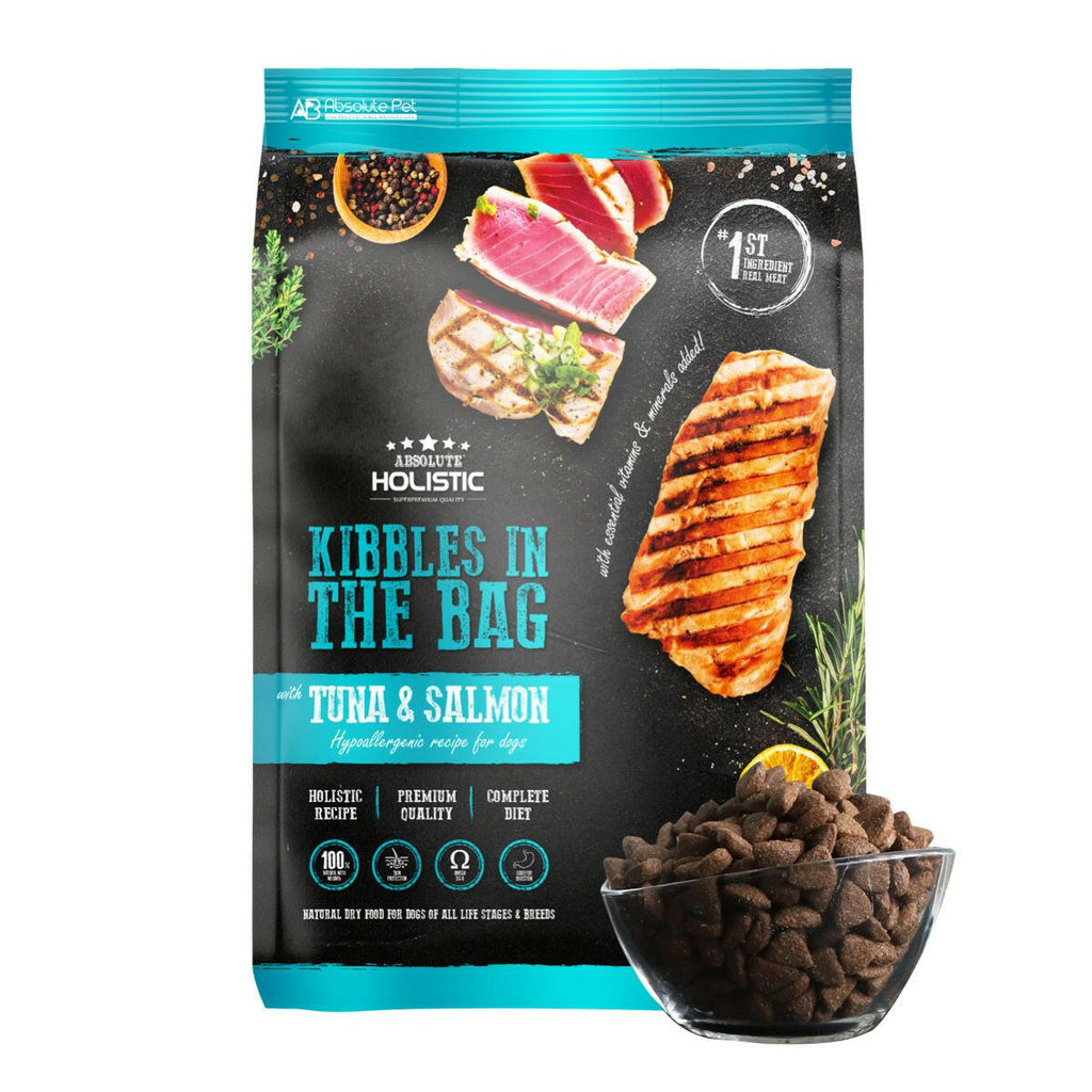 Absolute Holistic Kibbles in the Bag Dry Dog Food - Tuna & Salmon (2kg).