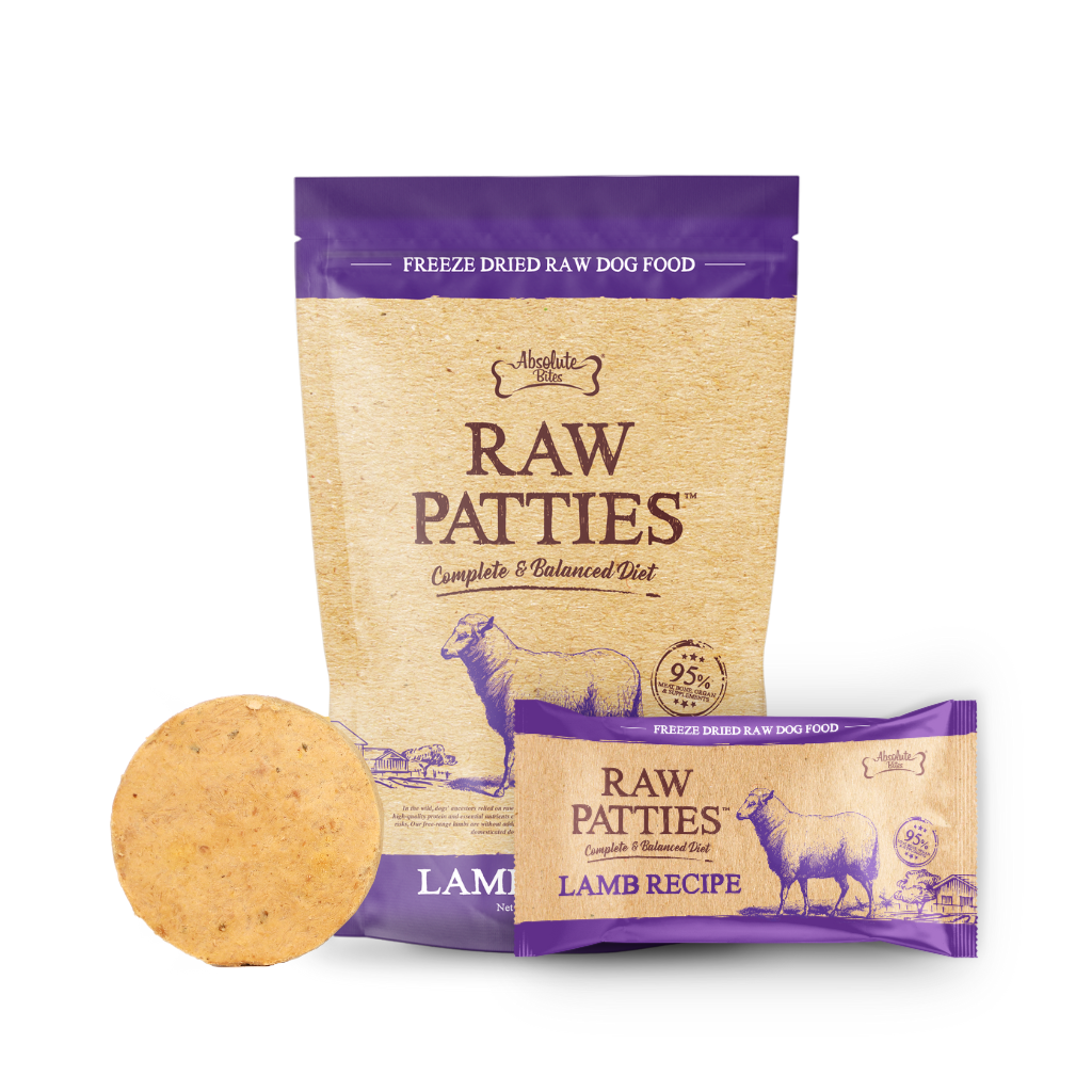 Absolute Bites Freeze Dried Raw Patty for Dog - Lamb (Sample).