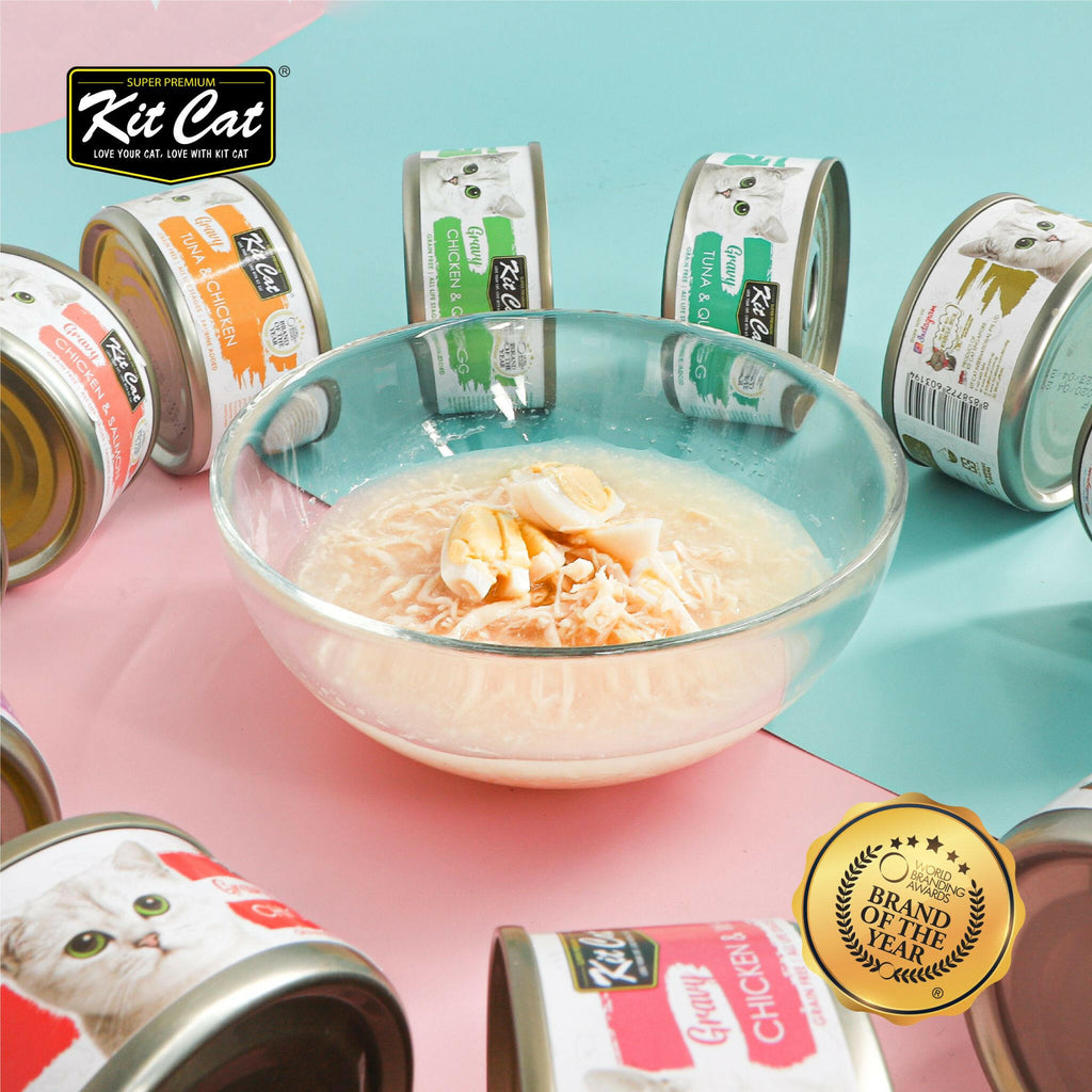 Kit Cat Gravy Cat Canned Food - Classic Tuna (70g).