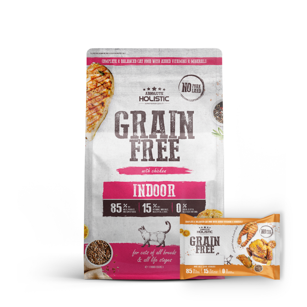 Absolute Holistic Grain Free Dry Cat Food - Indoor (Sample).