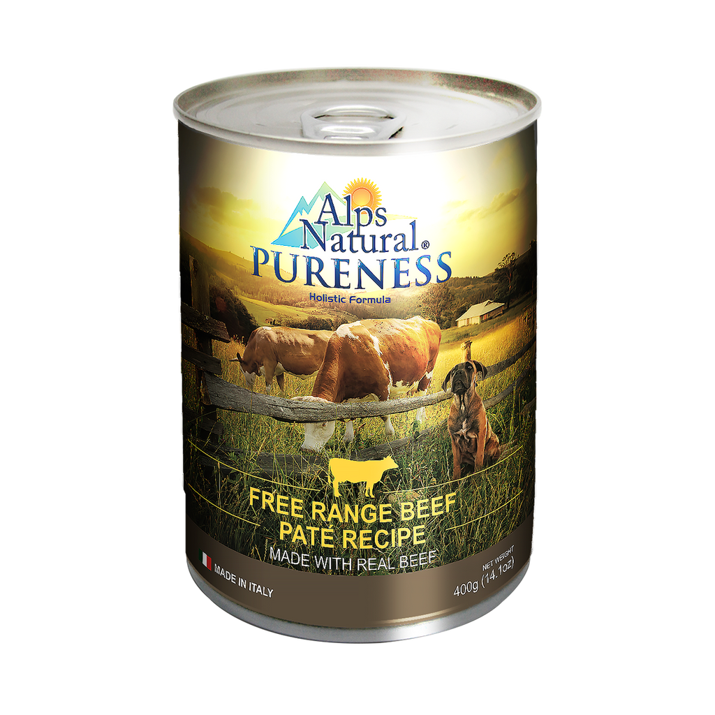 Alps Natural Canned Dog Food - Classic Beef (400g).