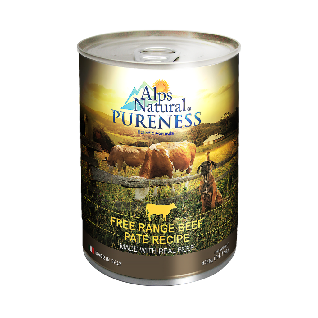[CTN OF 24] Alps Natural Canned Dog Food - Classic Beef (400g).