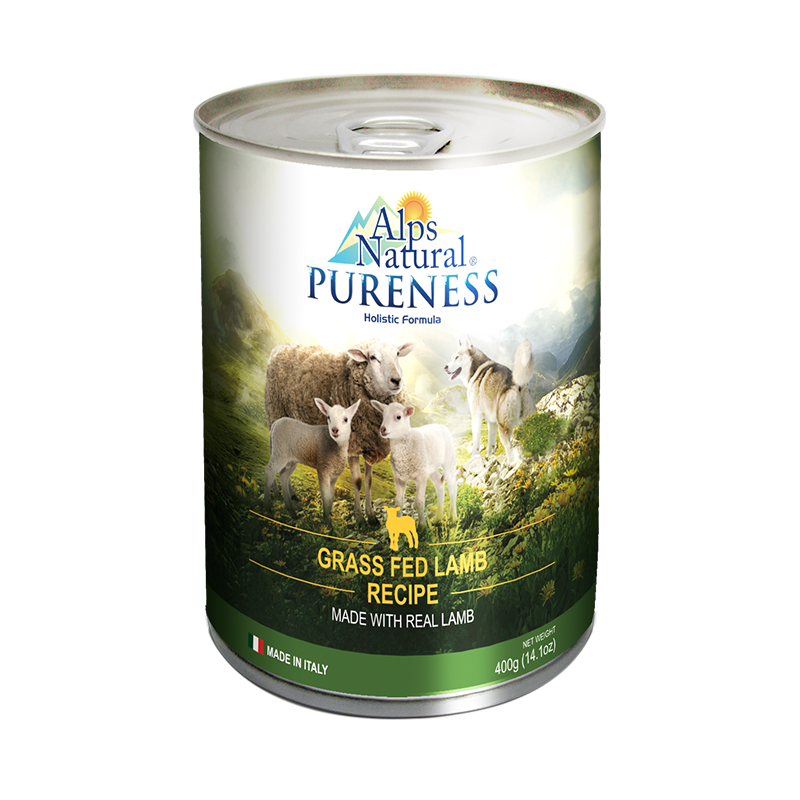 [CTN OF 24] Alps Natural Canned Dog Food - Classic Lamb (400g).