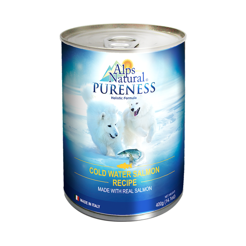 [CTN OF 24] Alps Natural Canned Dog Food - Classic Salmon (400g).