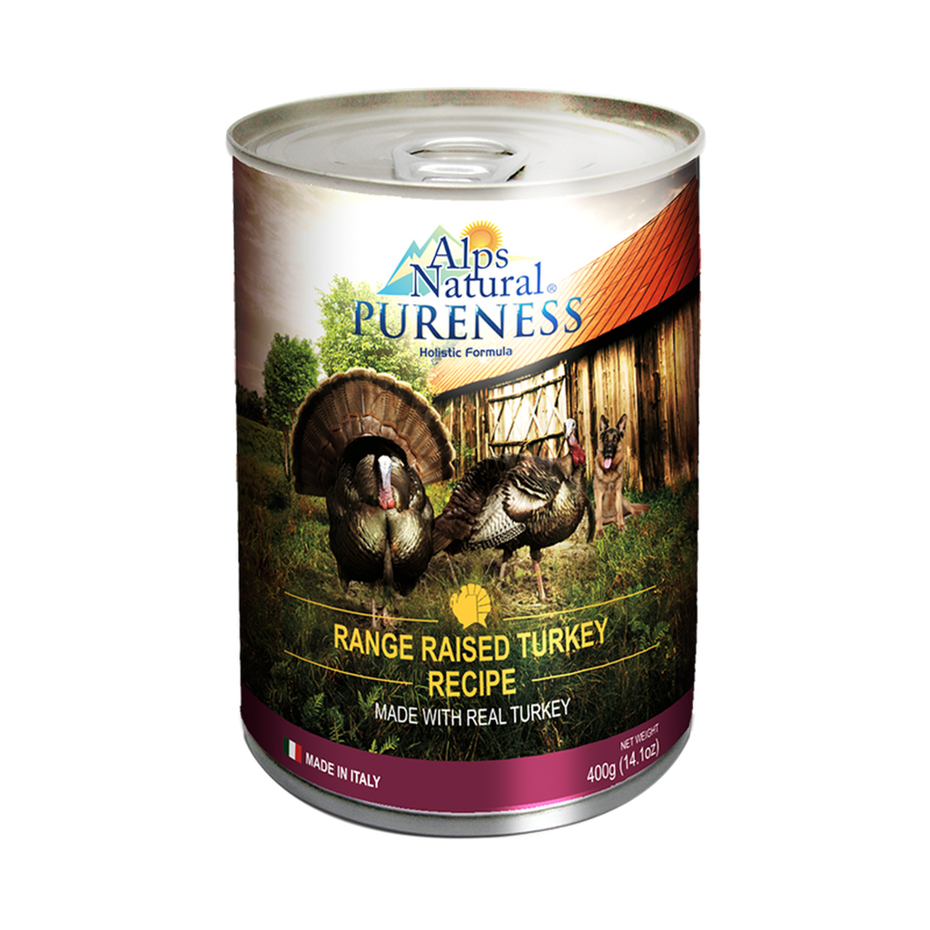 Alps Natural Canned Dog Food - Classic Turkey (400g).