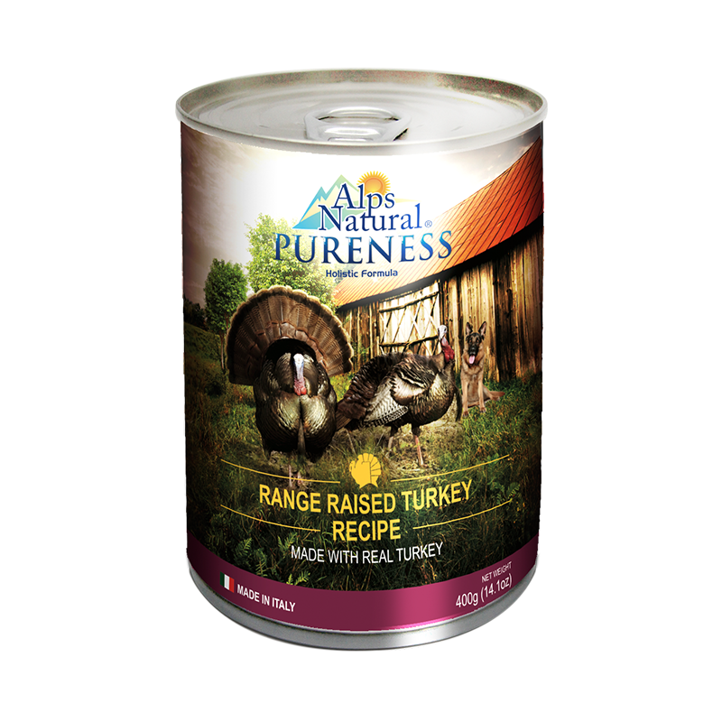 [CTN OF 24] Alps Natural Canned Dog Food - Classic Turkey (400g).