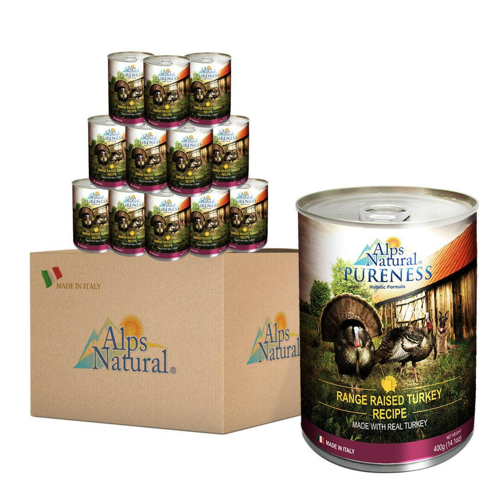 [CTN OF 24] Alps Natural Canned Dog Food - Classic Turkey (400g).