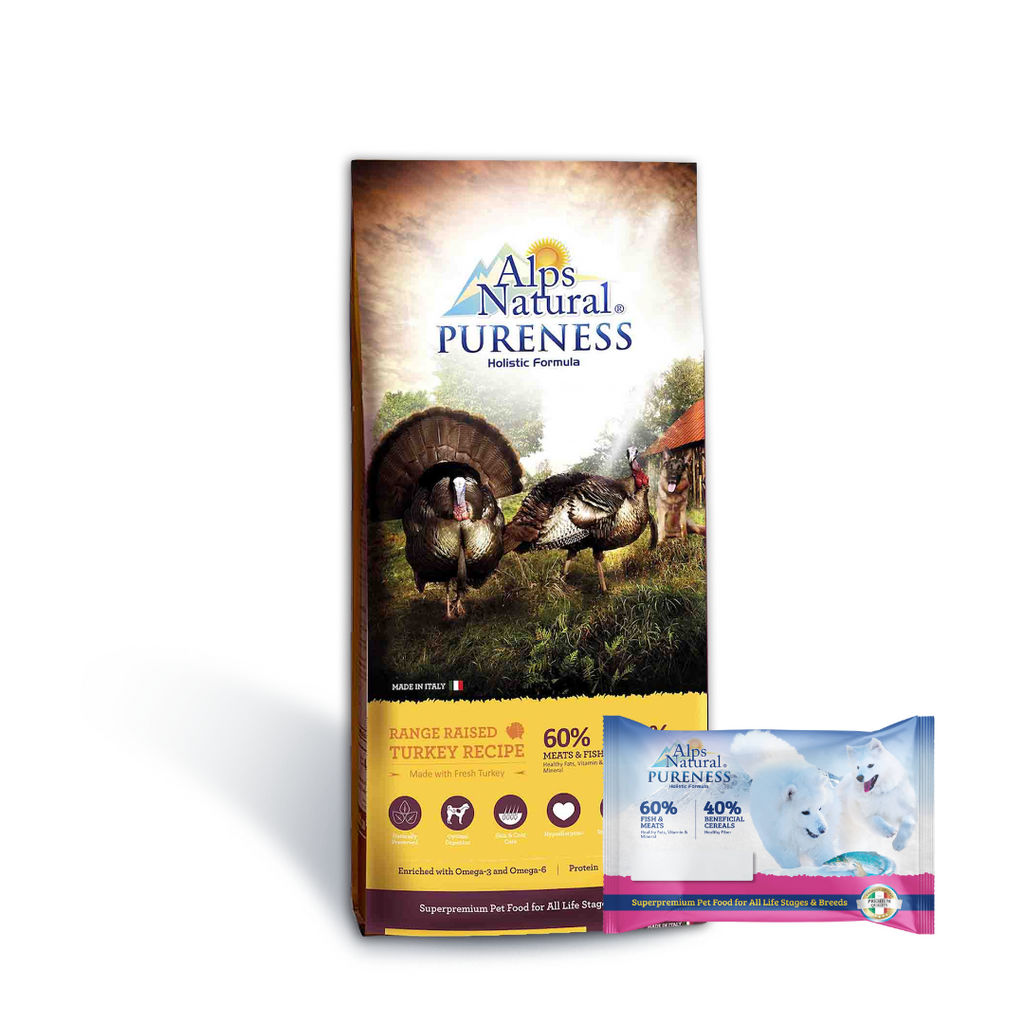Alps Natural Pureness Holistic Dry Dog Food - Turkey Recipe (Sample).