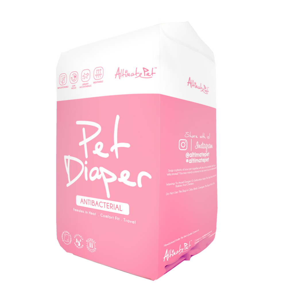 Altimate Pet Antibacterial Disposable Pet Diaper (5 Sizes).