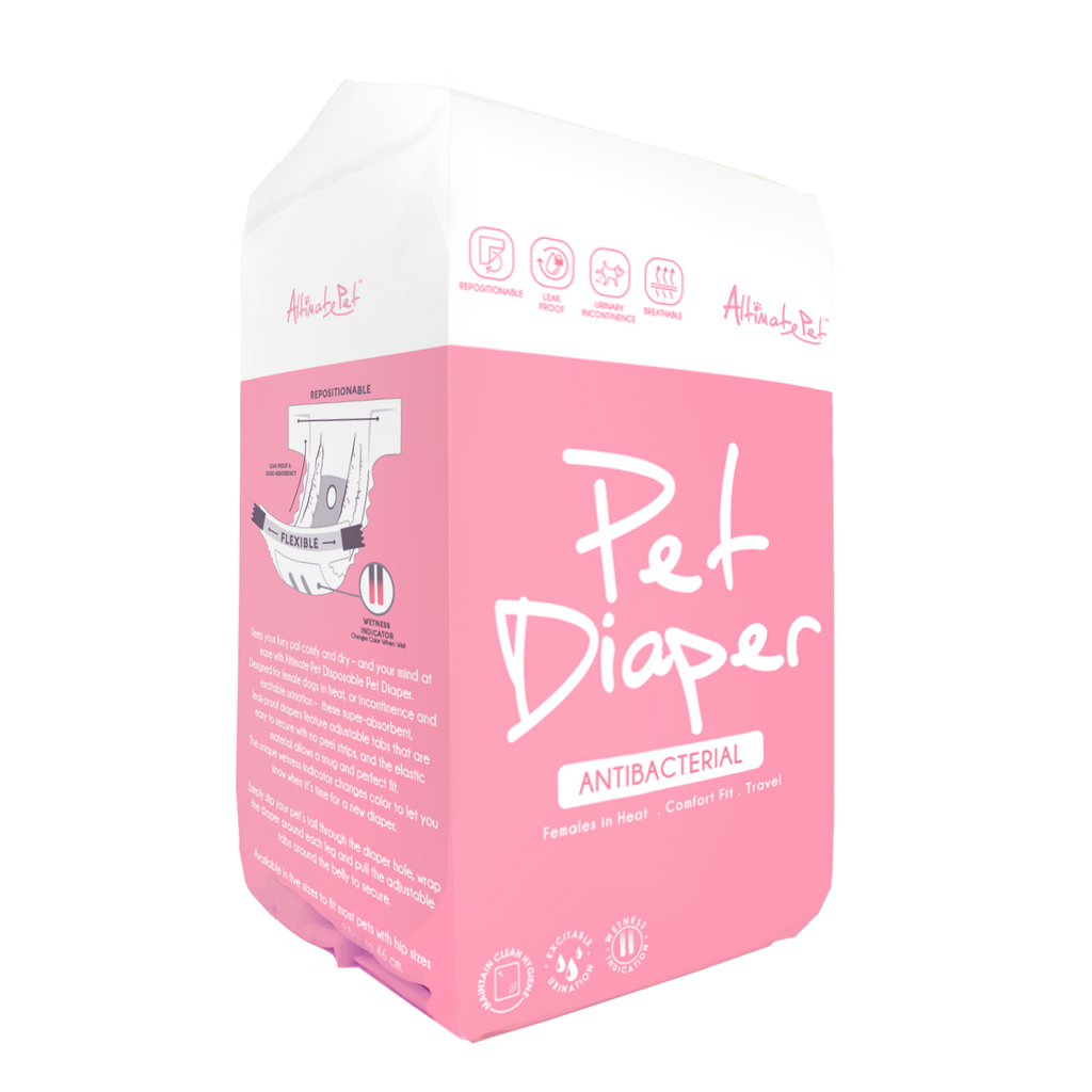 Altimate Pet Antibacterial Disposable Pet Diaper (5 Sizes).