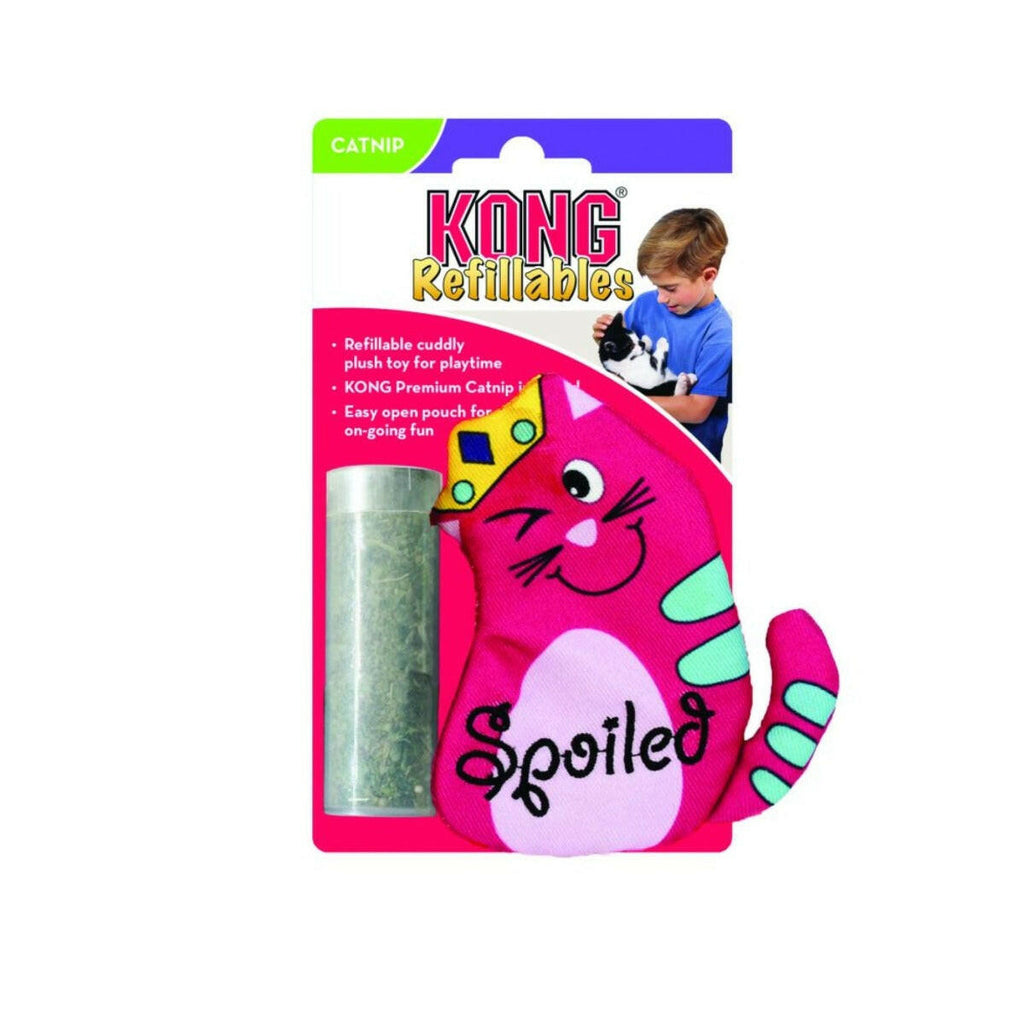 KONG Cat Catnip Toy - Refillables Purrsonality Spoiled (1 Size).