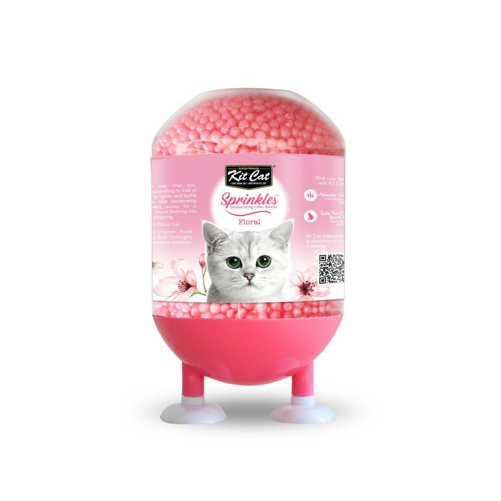 Kit Cat Sprinkles Cat Litter Deodoriser - Floral (240g).