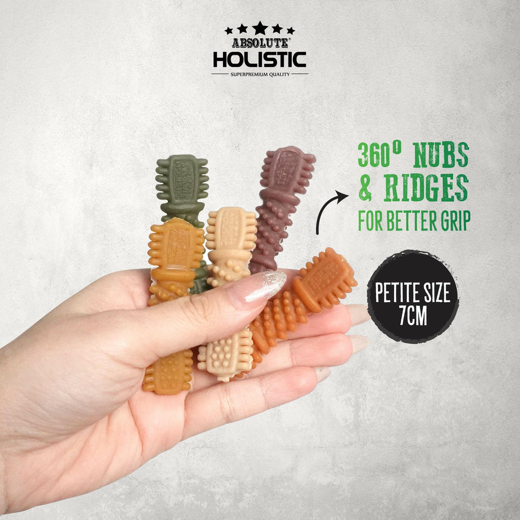 Absolute Holistic Value Pack BOOST Dental Chews for Dogs - Kale (160g).