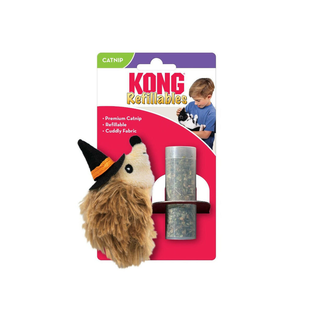 KONG Cat Toy - Halloween Refillables Hedgehog (1 Size).