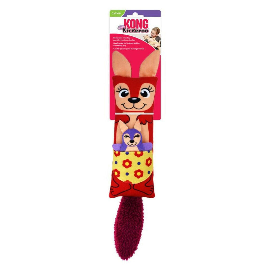 KONG Cat Toy - Kickeroo Kangaroo (1 Size).