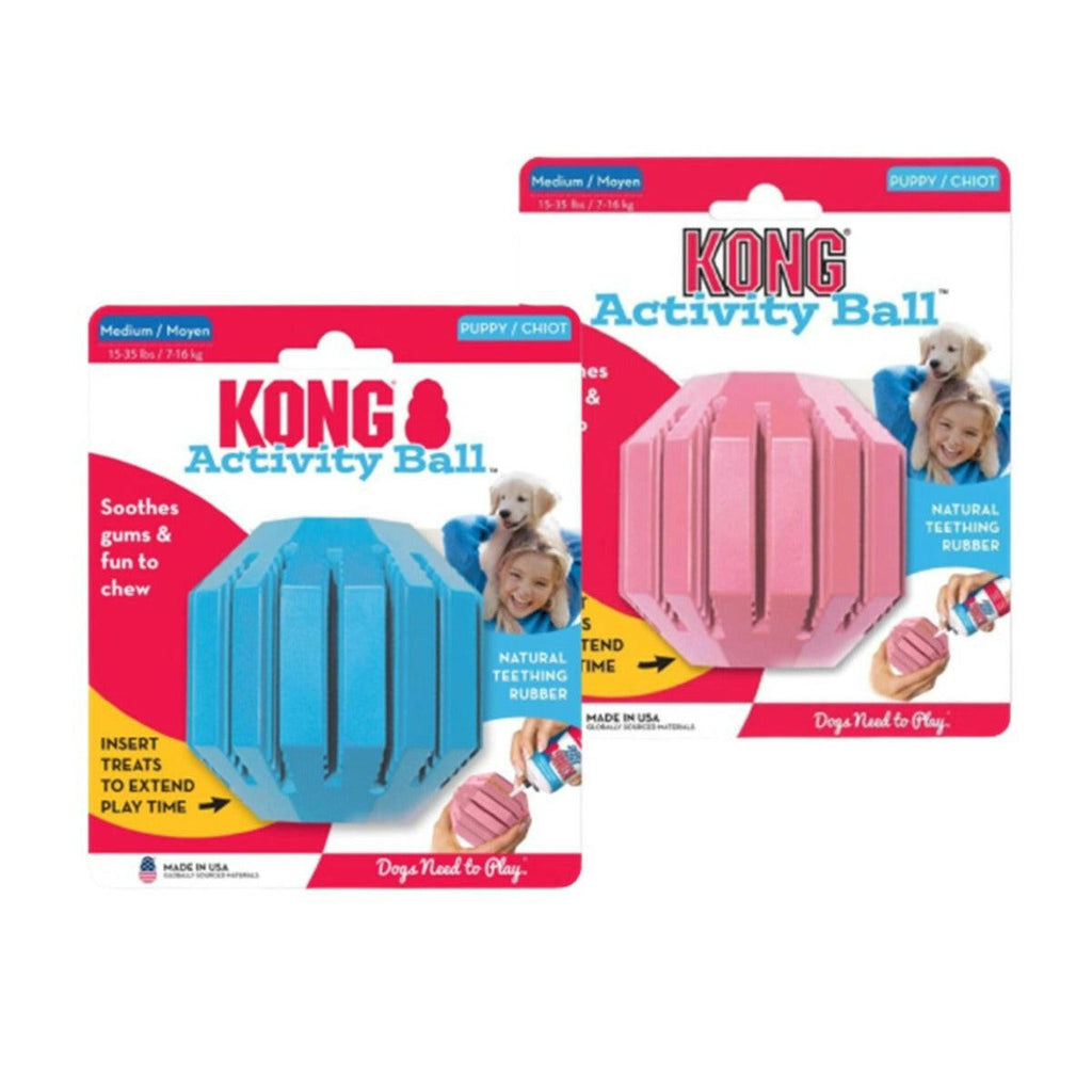 KONG Dog Toy - Puppy Activity Ball (2 Sizes).