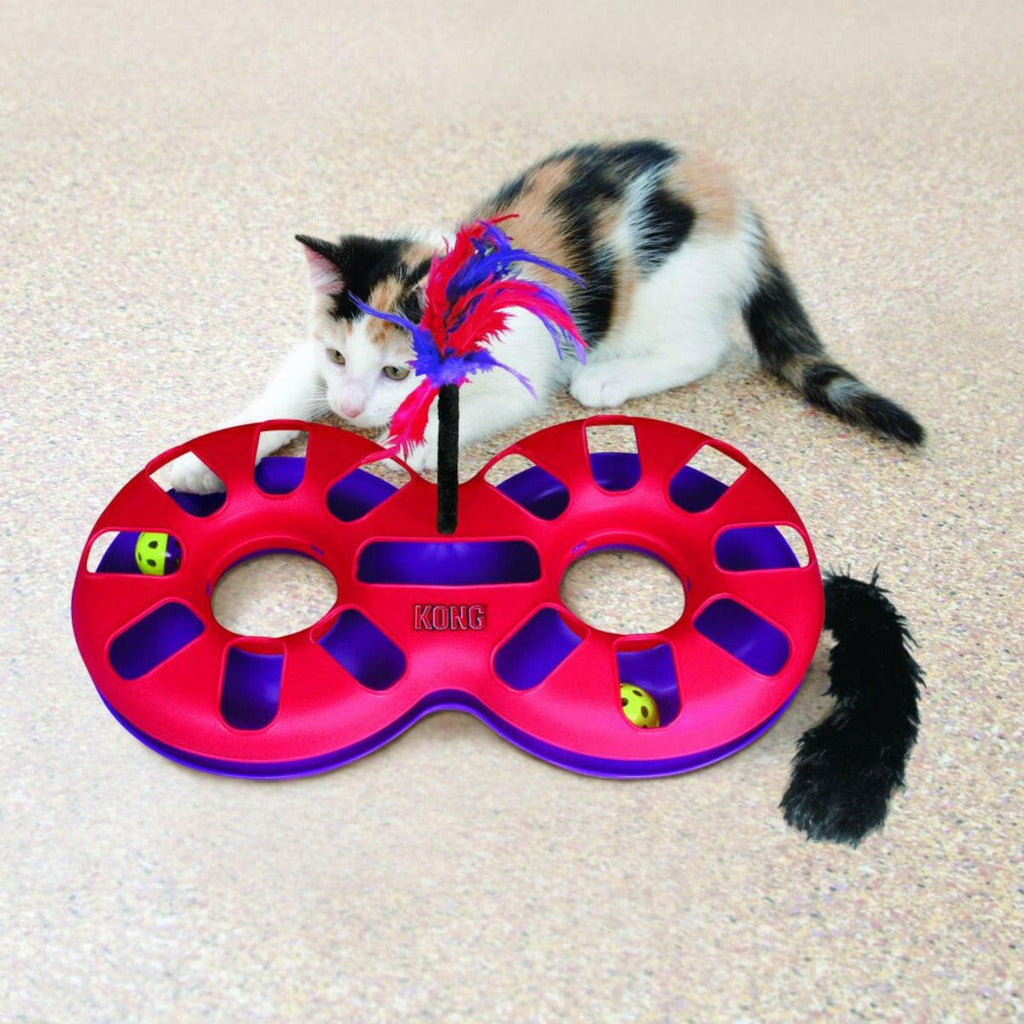 KONG Cat Toy - Cat Active Eight Track (1 Size).