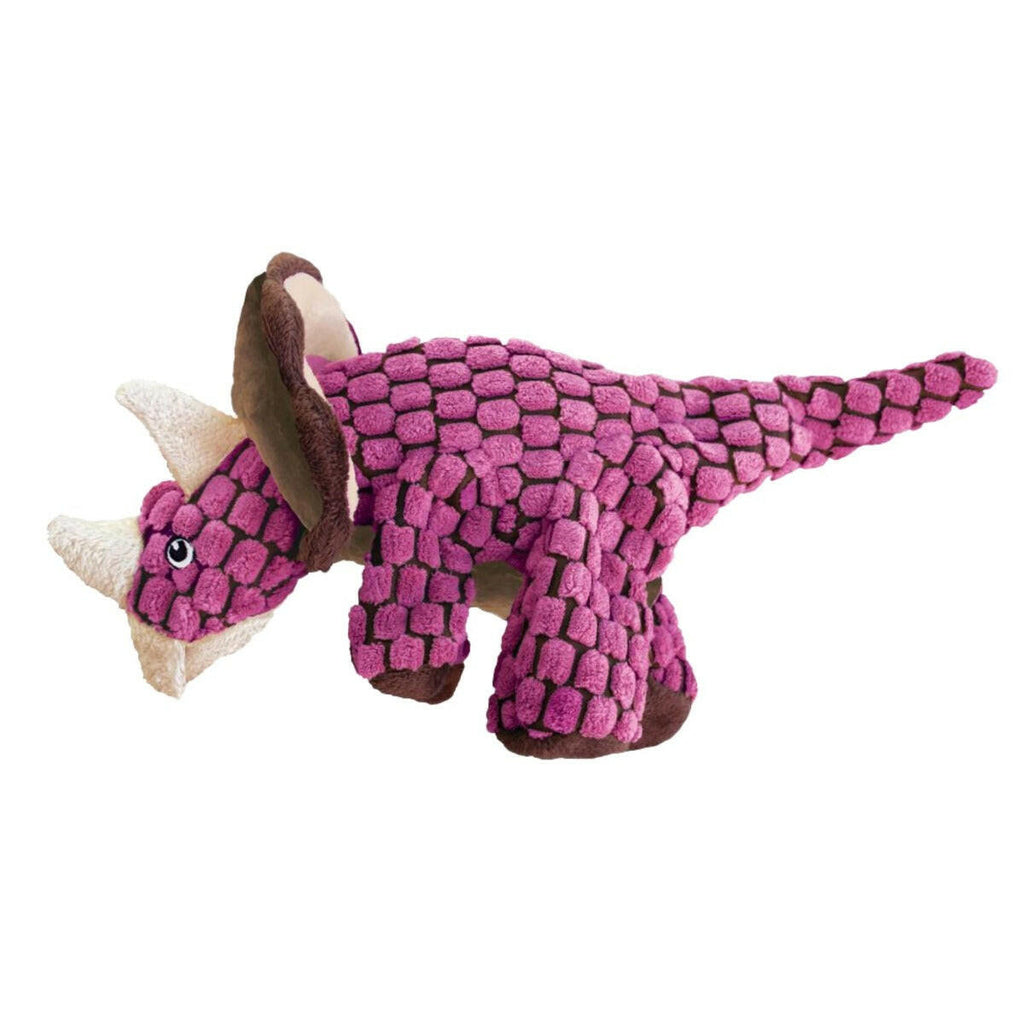 KONG Dog Toy - Dynos Triceratops Pink (1 Size).