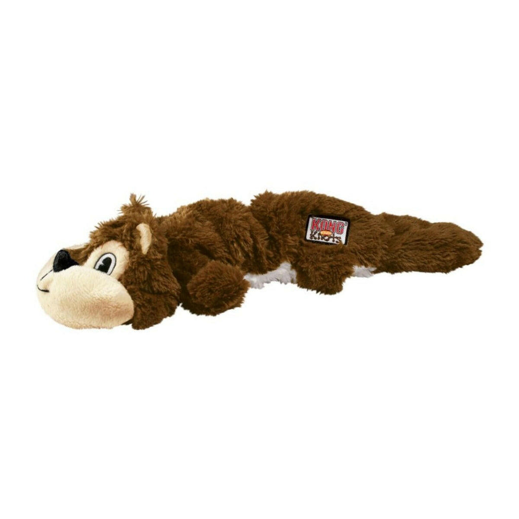 KONG Dog Toy - Scrunch Knots Squirrel (2 Sizes).