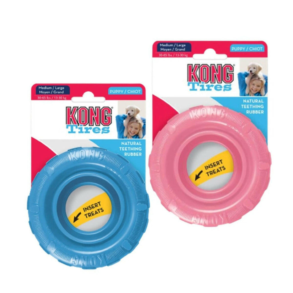 KONG Dog Toy - Puppy Tires (2 Sizes).