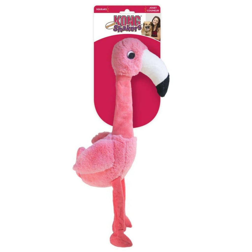 KONG Dog Toy - Shakers Honkers Flamingo (2 Sizes).