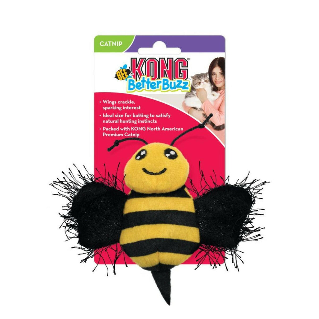 KONG Cat Toy - Better Buzz Bee (1 Size).