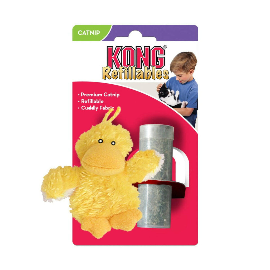 KONG Cat Toy - Refillables Duckie With Catnip (1 Size).