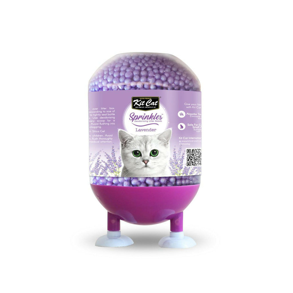 Kit Cat Sprinkles Cat Litter Deodoriser - Lavender (240g).