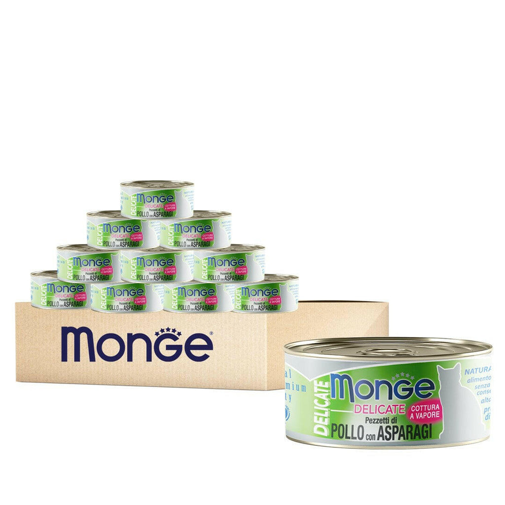 [CTN OF 24] Monge Cat Canned Food - Delicate Chicken With Asparagus (80g).