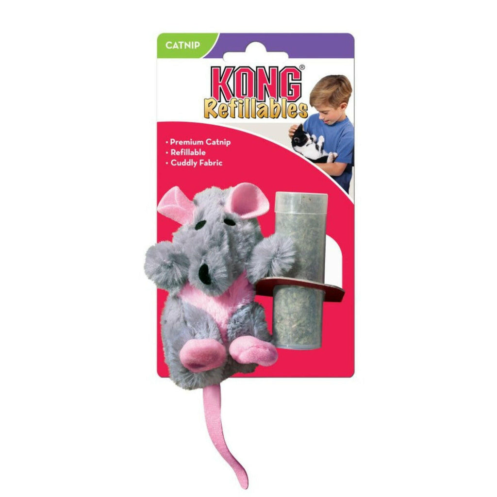 KONG Cat Toy - Refillables Rat (1 Size).