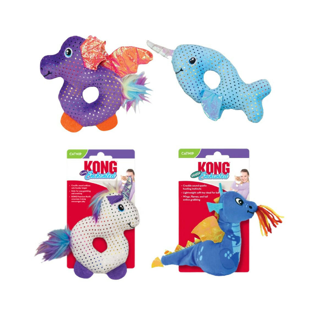 KONG Cat Toy - Enchanted Characters (1 Size).