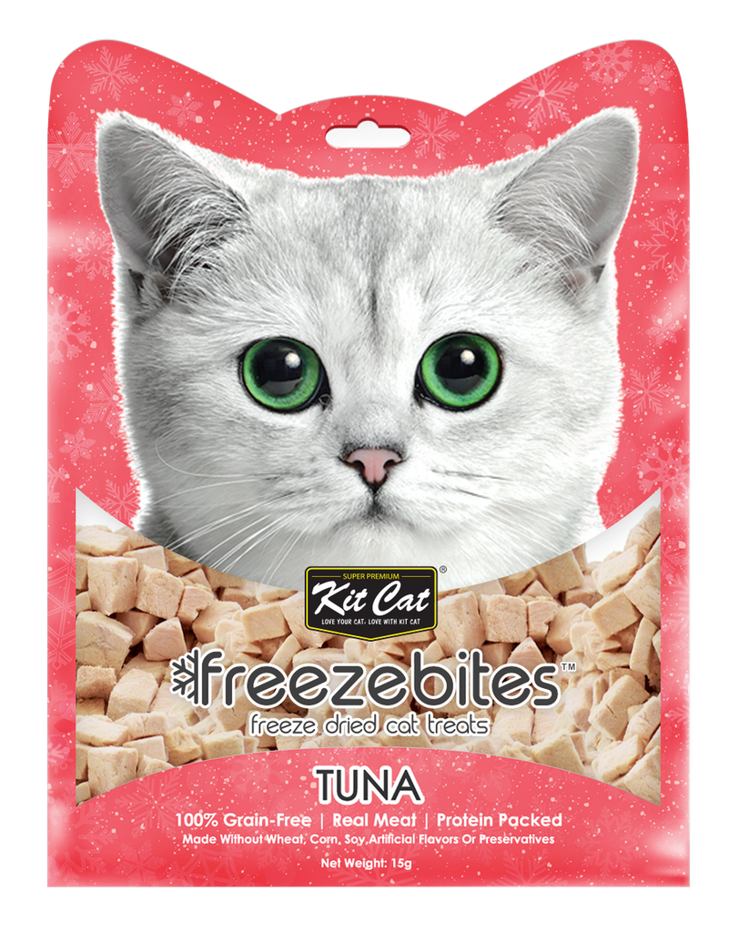 [CTN OF 24] Kit Cat Freeze Bites Cat Treat - Tuna (15g).