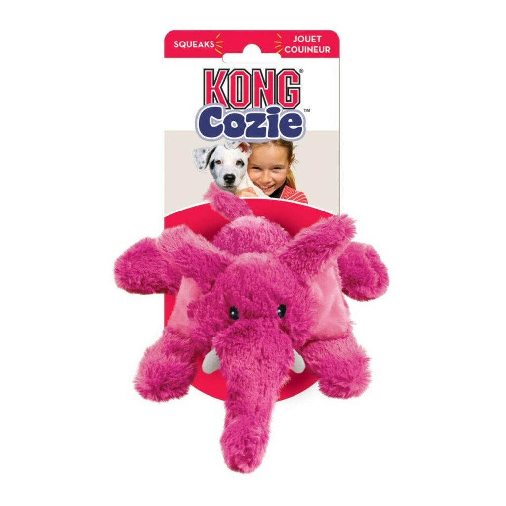 KONG Dog Toy - Cozie Elmer Elephant (2 Sizes).