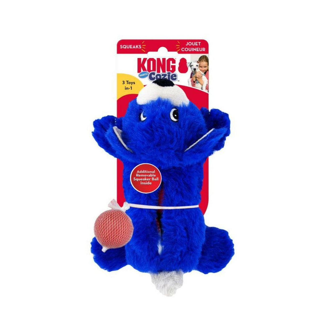 KONG Dog Toy - Cozie™ Pocketz Bear (2 Sizes).