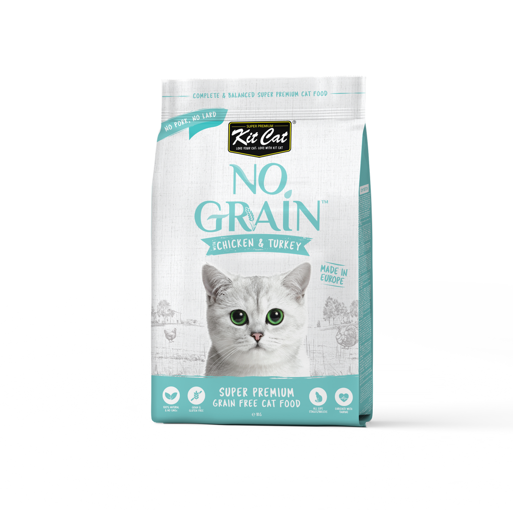 Kit Cat No Grain Dry Cat Food - Chicken & Turkey (Sample).